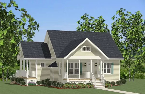image of ranch house plan 9123